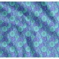 thumbnail image 1 of Soimoi Blue Cotton Voile Fabric Lemon Slice Vegetable Fabric Prints By Yard 42 Inch Wide, 1 of 7
