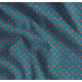 thumbnail image 1 of Soimoi Blue Cotton Voile Fabric Tomato Vegetable Print Fabric by the Yard 56 Inch Wide, 1 of 7