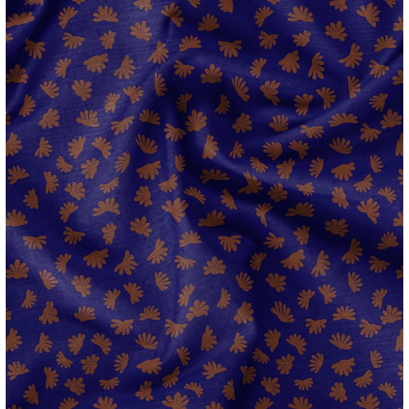 Soimoi Blue Fabric - By the Yard - 54 Inch Wide - Florals Print Fabric - Elegant and Timeless Patterns for Fashion and Home Decor Printed Fabric