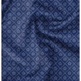 thumbnail image 1 of Soimoi Blue Fabric - By the Yard - 54 Inch Wide - Geometric Floral Textile - Contemporary and Stylish Designs for Fashion and Crafts Printed Fabric, 1 of 6