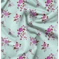 thumbnail image 1 of Soimoi Blue Fabric - By the Yard - 56 Inch Wide - Rose Floral Pattern Textile - Romantic and Delicate Designs for Stylish Projects Printed Fabric, 1 of 6