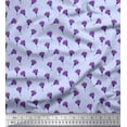 thumbnail image 1 of Soimoi Blue Silk Fabric Freesia Floral Decor Fabric Printed Yard 42 Inch Wide, 1 of 3