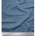 thumbnail image 1 of Soimoi Blue polyester Crepe Fabric Brush Stroke Abstract Decor Fabric Printed Yard 52 Inch Wide, 1 of 3