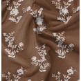 thumbnail image 1 of Soimoi Brown Fabric - By the Yard - 54 Inch Wide - Florals Print Fabric - Elegant and Timeless Patterns for Fashion and Home Decor Printed Fabric, 1 of 6