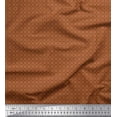 thumbnail image 1 of Soimoi Brown Poly Georgette Fabric Artistic Geometric Print Fabric by the Yard 42 Inch Wide, 1 of 3