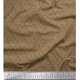 thumbnail image 1 of Soimoi Brown Poly Georgette Fabric Brush Stroke Abstract Decor Fabric Printed Yard 42 Inch Wide, 1 of 3