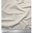 thumbnail image 1 of Soimoi Brown Rayon Fabric Semi Circle Geometric Print Sewing Fabric Yard 42 Inch Wide, 1 of 3