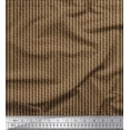 thumbnail image 1 of Soimoi Brown polyester Crepe Fabric Brush Stroke Abstract Print Fabric by Yard 42 Inch Wide, 1 of 3