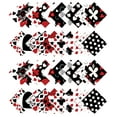 thumbnail image 1 of Soimoi Cards Print Precut 5-inch Cotton Fabric Quilting Squares Charm Pack DIY Patchwork Sewing Craft-White & Black2, 1 of 6