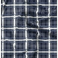 thumbnail image 1 of Soimoi Check Print,Cotton Poplin, Sewing Fabric Sold by The Yard 42 Inch Wide,Sewing Craft Quilting/Quilt Making Fabric, Navy Blue & White, 1 of 6