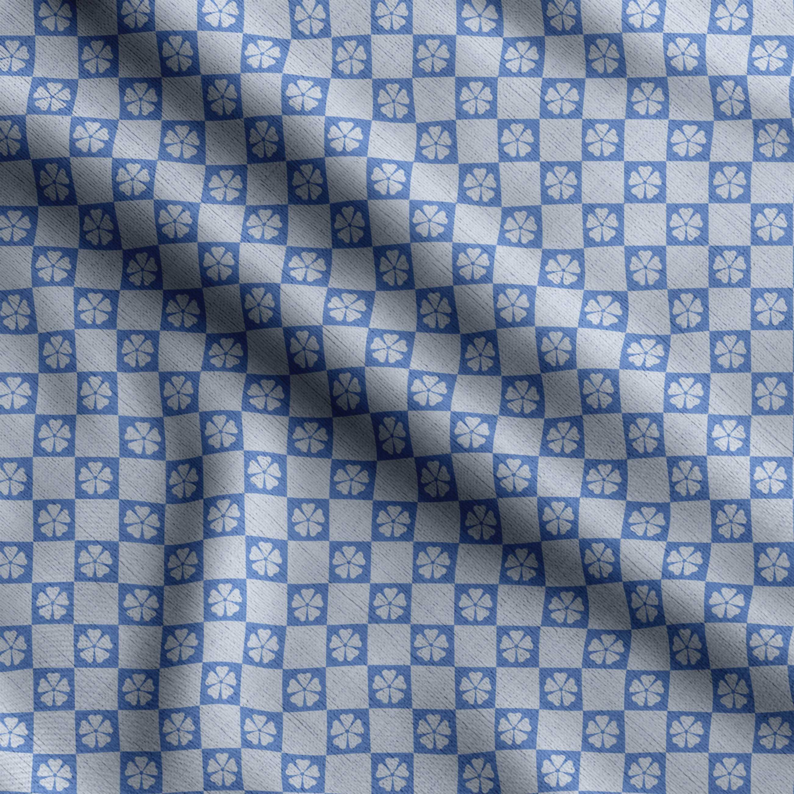 Soimoi Checker Board Print Cotton Cambric Quilting Fabric Sold By The Soimoi Checker Board Print Cotton Cambric Quilting Fabric Sold By The