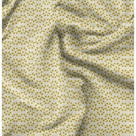 Soimoi Chevron Print,Cotton Cambric, Quilting Fabric Sold by The Yard 42 Inch Wide, Medium Weight Cotton Fabric, SewingSupplies, Yellow