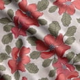 thumbnail image 1 of Soimoi Chinese Floral Printed,Cuddle Minky Fabric, Sewing Fabric by The Yard 56 Inch Wide,Decorative Plush Soft Fabric, Baby Garments, Toys and Blankets, Red, 1 of 5