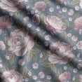 thumbnail image 1 of Soimoi Chinese Floral Printed, Poly Canvas Fabric, Decor Sewing Fabric by The Yard 56 Inch Wide,Decorative Fabric for Curtains Tote Bags, Mauve, 1 of 5