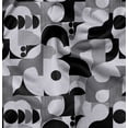 thumbnail image 1 of Soimoi Cotton Cambric Black Fabric By the Yard - 42 Inch Wide -Geometric Material - Artistic and Modern Patterns for Various Uses Printed Fabric, 1 of 6