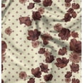 thumbnail image 1 of Soimoi Cotton Cambric Brown Fabric By the Yard - 42 Inch Wide -Florals Print Fabric - Elegant and Timeless Patterns for Fashion and Home Decor Printed Fabric, 1 of 6