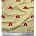 thumbnail image 1 of Soimoi Cotton Cambric Fabric Artistic Floral Print Sewing Fabric Yard 56 Inch Wide, 1 of 3