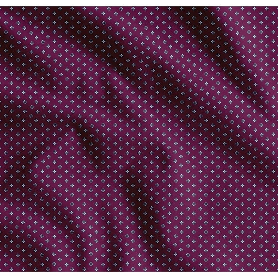 Soimoi Cotton Cambric Fabric Artistic Floral Shirting Print Fabric by The Yard 56 Inch Wide