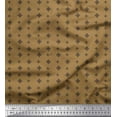 thumbnail image 1 of Soimoi Cotton Cambric Fabric Black Small Motif Shirting Fabric Prints by Yard 56 Inch Wide, 1 of 1