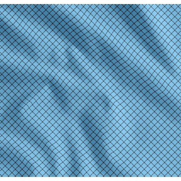 Soimoi Cotton Cambric Fabric Bone & Paw Shirting Print Sewing Fabric Yard 42 Inch Wide