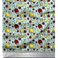 thumbnail image 1 of Soimoi Cotton Cambric Fabric Bottle & Wine Glass Bar Printed Craft Fabric by The Yard 56 Inch Wide, 1 of 3