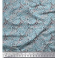 thumbnail image 1 of Soimoi Cotton Cambric Fabric Brush Stroke Abstract Printed Craft Fabric by The Yard 42 Inch Wide, 1 of 3