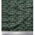 thumbnail image 1 of Soimoi Cotton Cambric Fabric Cat & Poodle Dog Print Fabric by Yard 42 Inch Wide, 1 of 1