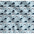 thumbnail image 1 of Soimoi Cotton Cambric Fabric Coral,Starfish & Whale Ocean Print Fabric by the Yard 56 Inch Wide, 1 of 7