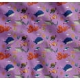 thumbnail image 1 of Soimoi Cotton Cambric Fabric Coral,Whale & Jellyfish Ocean Fabric Prints by Yard 42 Inch Wide, 1 of 7