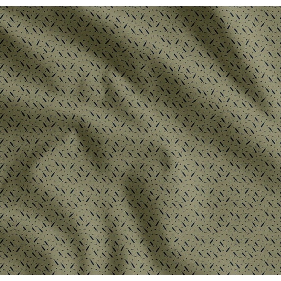 Soimoi Cotton Cambric Fabric Cricket Bat & Ball Shirting Fabric Prints by Yard 56 Inch Wide