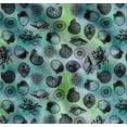thumbnail image 1 of Soimoi Cotton Cambric Fabric Direction Compass & Seashell Ocean Printed Fabric 1 Yard 42 Inch Wide, 1 of 7