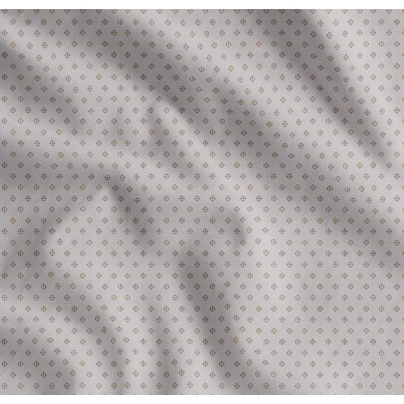 Soimoi Cotton Cambric Fabric Dot & Heart Shirting Printed Craft Fabric by The Yard 56 Inch Wide