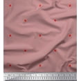 thumbnail image 1 of Soimoi Cotton Cambric Fabric Floral Clip Art Print Fabric by Yard 56 Inch Wide, 1 of 1