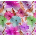 thumbnail image 1 of Soimoi Cotton Cambric Fabric Flower Watercolor Print Fabric by Yard 56 Inch Wide, 1 of 7