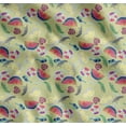 thumbnail image 1 of Soimoi Cotton Cambric Fabric Fruits,Swim Ring & Goggles Summer Designs Print Sewing Fabric Yard 42 Inch Wide, 1 of 7