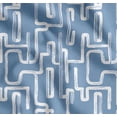 thumbnail image 1 of Soimoi Cotton Cambric Fabric - Geometric Print- Blue - 56 Inch Wide, Fine Weave Fabric for Sewing Kurtas, Summer Dresses, Crafts, Quilting, Baby Apparel & DIY Projects, 1 of 6