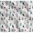 thumbnail image 1 of Soimoi Cotton Cambric Fabric Ghost,Skull & Witch Halloween Fabric Prints by Yard 42 Inch Wide, 1 of 7