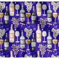 thumbnail image 1 of Soimoi Cotton Cambric Fabric Grapes,Wine Glass & Bottle Fabric Prints By Yard 42 Inch Wide, 1 of 7
