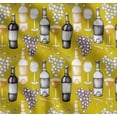 thumbnail image 1 of Soimoi Cotton Cambric Fabric Grapes,Wine Glass & Bottle Printed Craft Fabric by the Yard 42 Inch Wide, 1 of 7