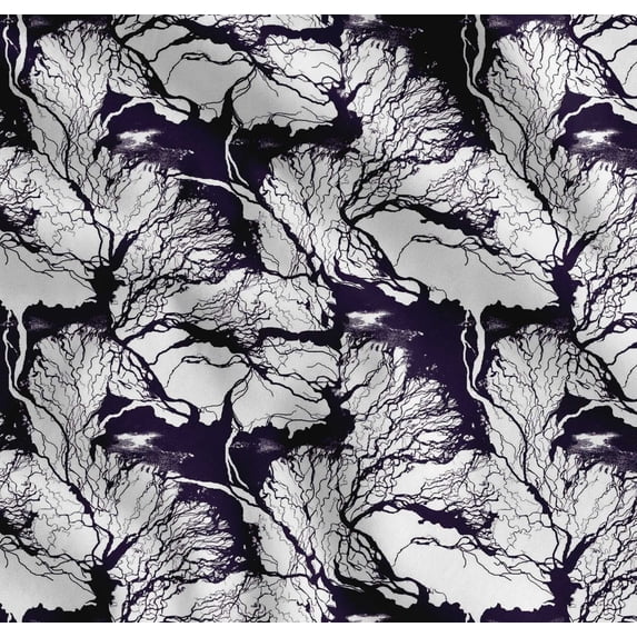 Soimoi Cotton Cambric Fabric Landscape & Tree Shirting Print Fabric by Yard 56 Inch Wide