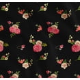 thumbnail image 1 of Soimoi Cotton Cambric Fabric Leaves & Begonia Floral Fabric Prints by Yard 56 Inch Wide, 1 of 7