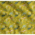 thumbnail image 1 of Soimoi Cotton Cambric Fabric Leaves,Floral & Dinosaur Jungle Print Sewing Fabric Yard 42 Inch Wide, 1 of 7
