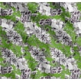 thumbnail image 1 of Soimoi Cotton Cambric Fabric Leaves & Flower Floral Printed Fabric 1 Yard 56 Inch Wide, 1 of 7