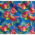 thumbnail image 1 of Soimoi Cotton Cambric Fabric Leaves,Laceleaf & Lupine Floral Fabric Prints by Yard 42 Inch Wide, 1 of 7