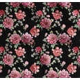 thumbnail image 1 of Soimoi Cotton Cambric Fabric Leaves & Peony Floral Printed Craft Fabric by The Yard 42 Inch Wide, 1 of 7