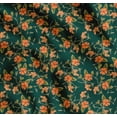 thumbnail image 1 of Soimoi Cotton Cambric Fabric Leaves & Wild Flower Floral Print Sewing Fabric Yard 56 Inch Wide, 1 of 7
