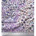 thumbnail image 1 of Soimoi Cotton Cambric Fabric Leopard Animal Skin Printed Fabric 1 Yard 56 Inch Wide, 1 of 3