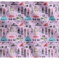 thumbnail image 1 of Soimoi Cotton Cambric Fabric Lipstick,Perfume Bottle & Dress Fashion Print Sewing Fabric Yard 42 Inch Wide, 1 of 7