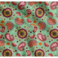 thumbnail image 1 of Soimoi Cotton Cambric Fabric Mandala & Paisley Ethnic Print Sewing Fabric Yard 56 Inch Wide, 1 of 7