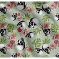 thumbnail image 1 of Soimoi Cotton Cambric Fabric Monstera Leaves,Floral & Horror Skull Halloween Print Fabric by Yard 56 Inch Wide, 1 of 7